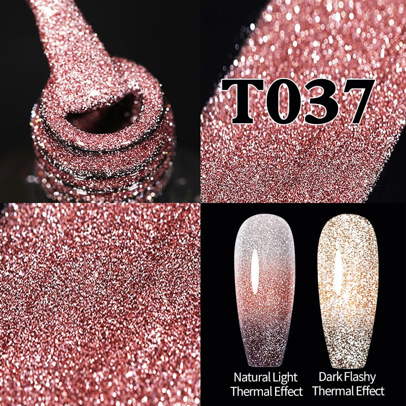 Sparkling / Reflective Glitter / Semi-Permanent Gel Nail Art Need Base