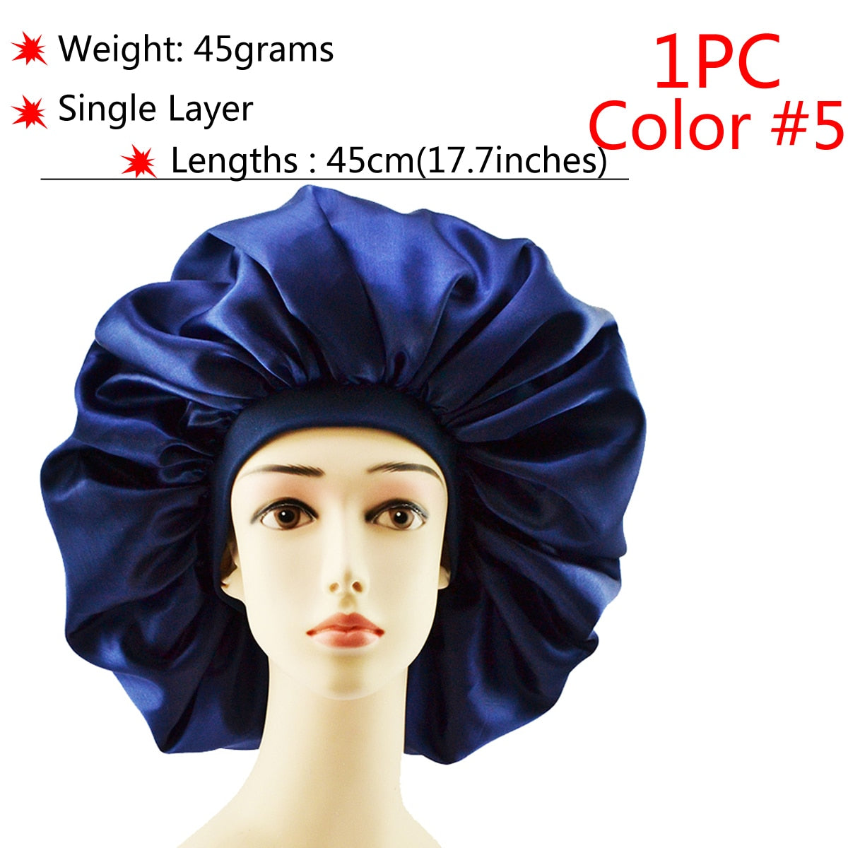 Big Silk Sleeping Hair Bonnet