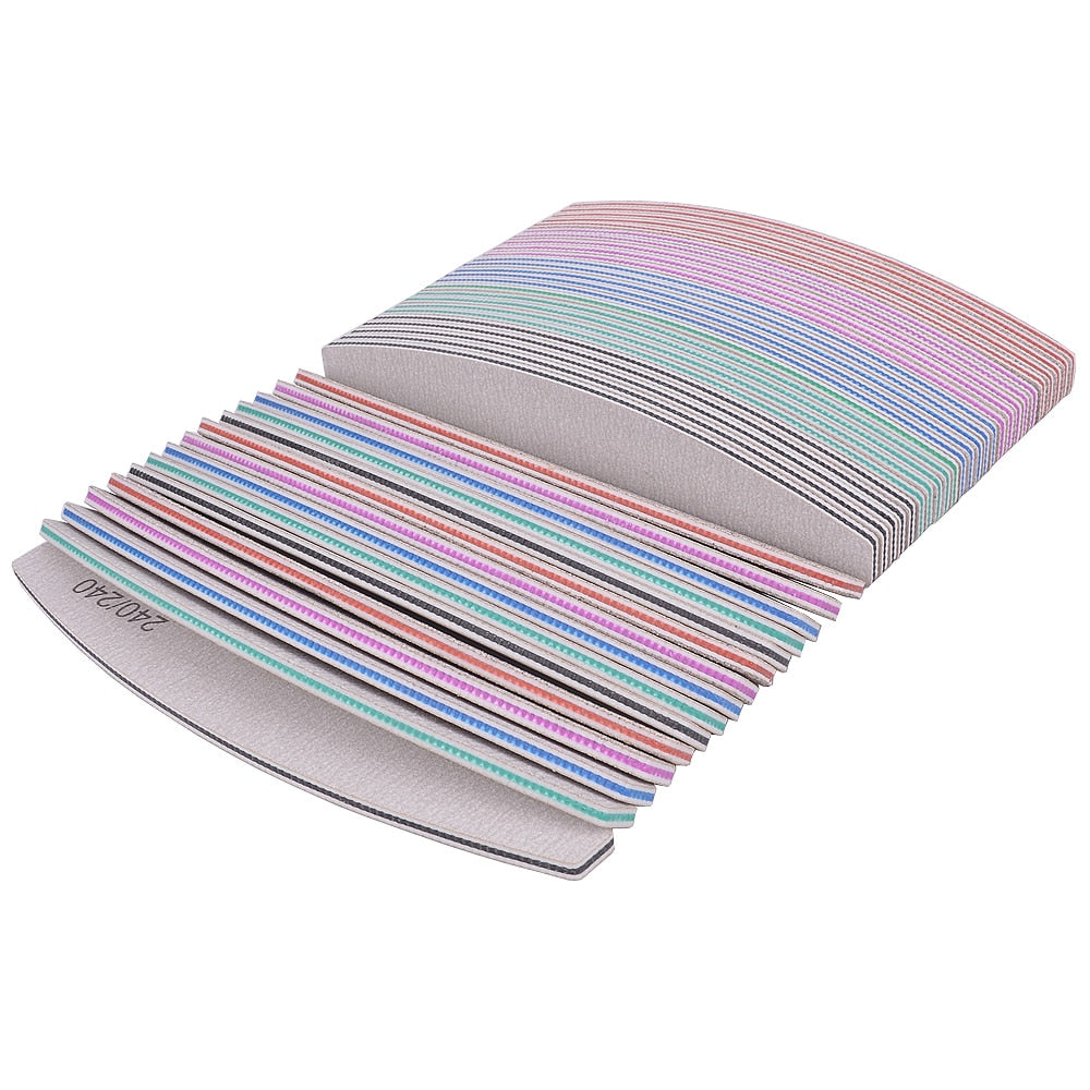 3/5/10Pcs Professional Nail File -Sandpaper Strong