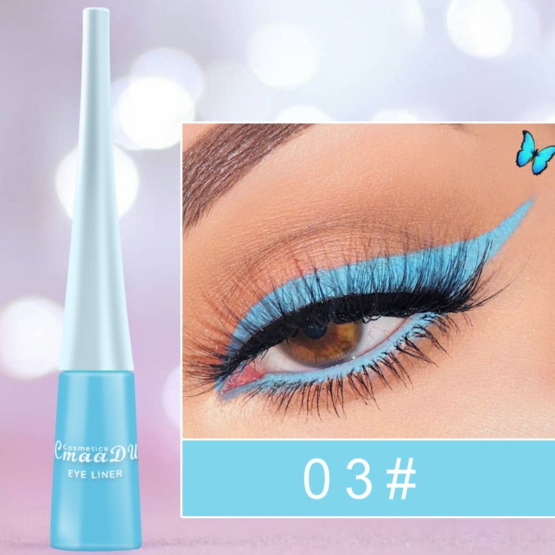 Colorful Liquid Gel Eyeliner-Waterproof-Long Lasting