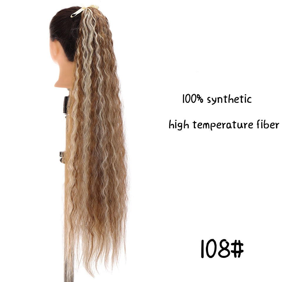 18-34 Inch Synthetic Curly Hair Ponytail