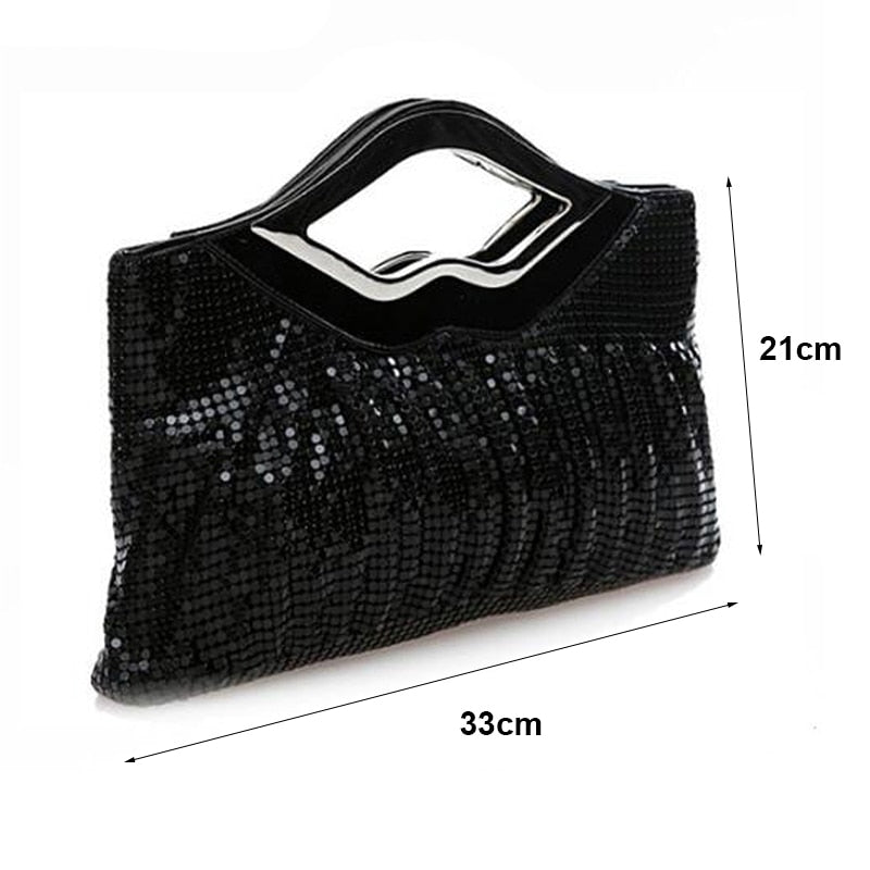 Sequined Evening Clutch Handbags for Women