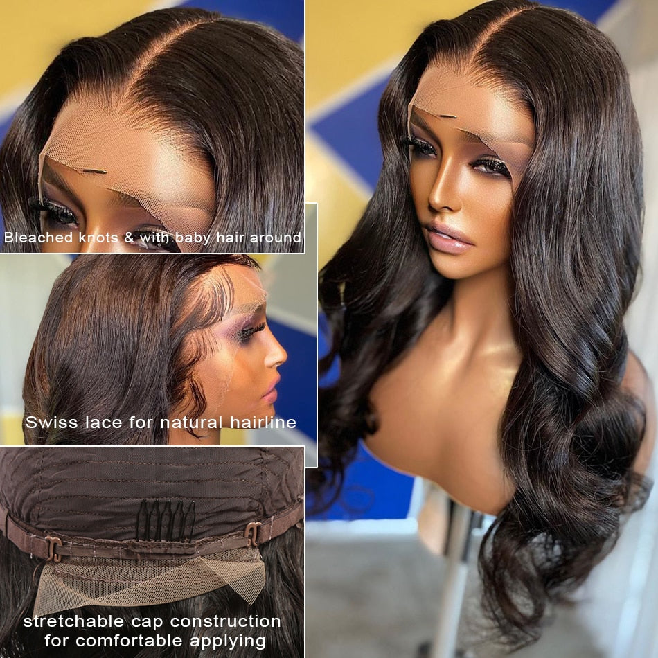 13x4 Body Wave HD Lace Human Hair Wigs