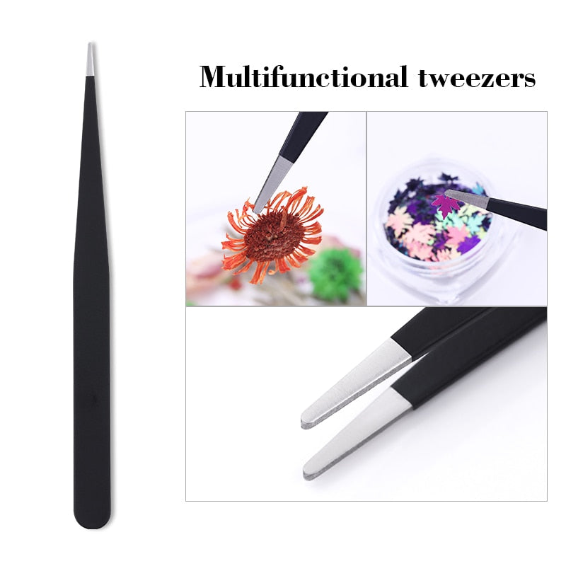 Double-ended Stainless Steel Cuticle Pusher -Nail Art Cleaner Care Tool