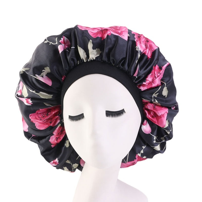 Big Satin Silky Hair Bonnet