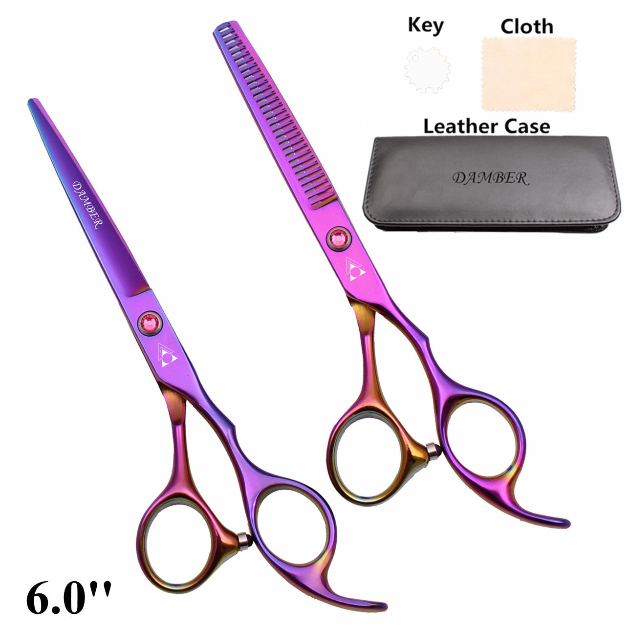 Professional Hair Cutting Shears & Thinning Barber Scissor Set