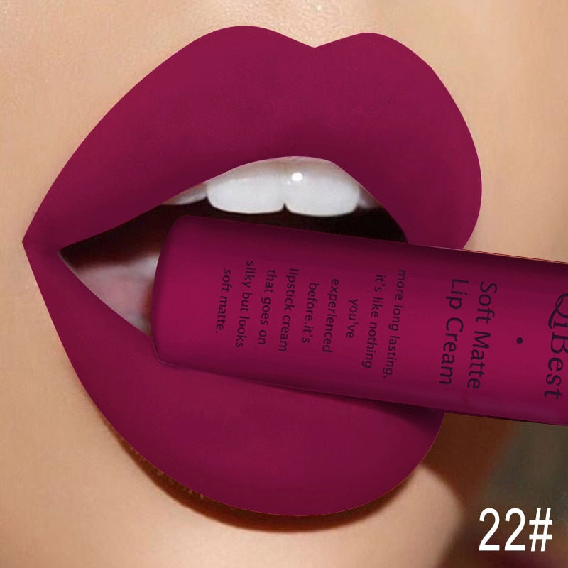 34 Colors Matte Liquid Waterproof Lipstick