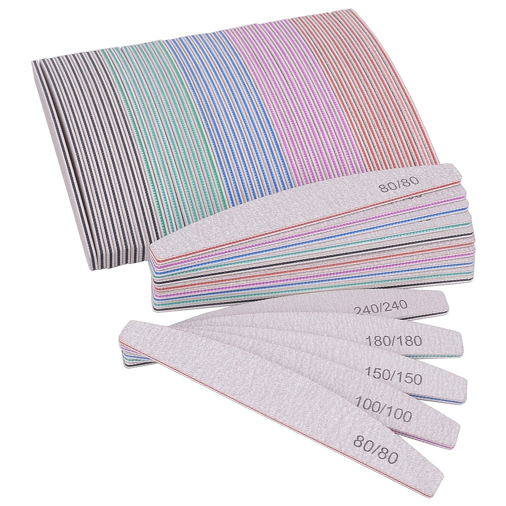 3/5/10Pcs Professional Nail File -Sandpaper Strong