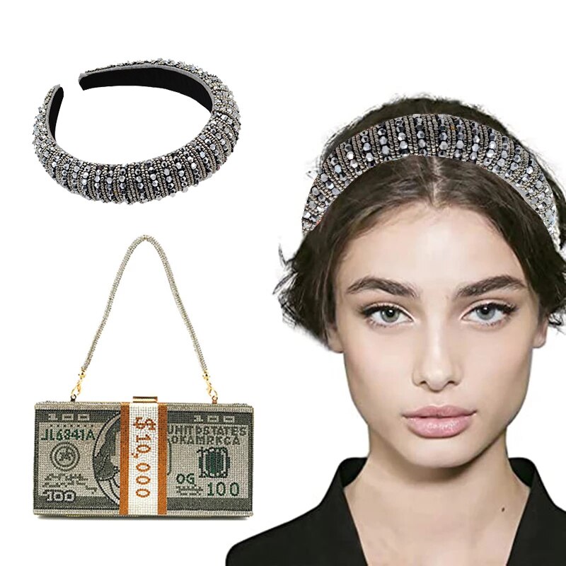 Money Clutch Handbag or Clutch and Band Sets for Women