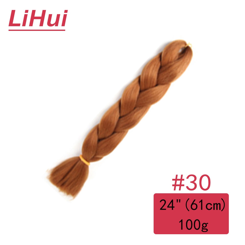 24 Inch Jumbo Synthetic Braiding Hair for Women