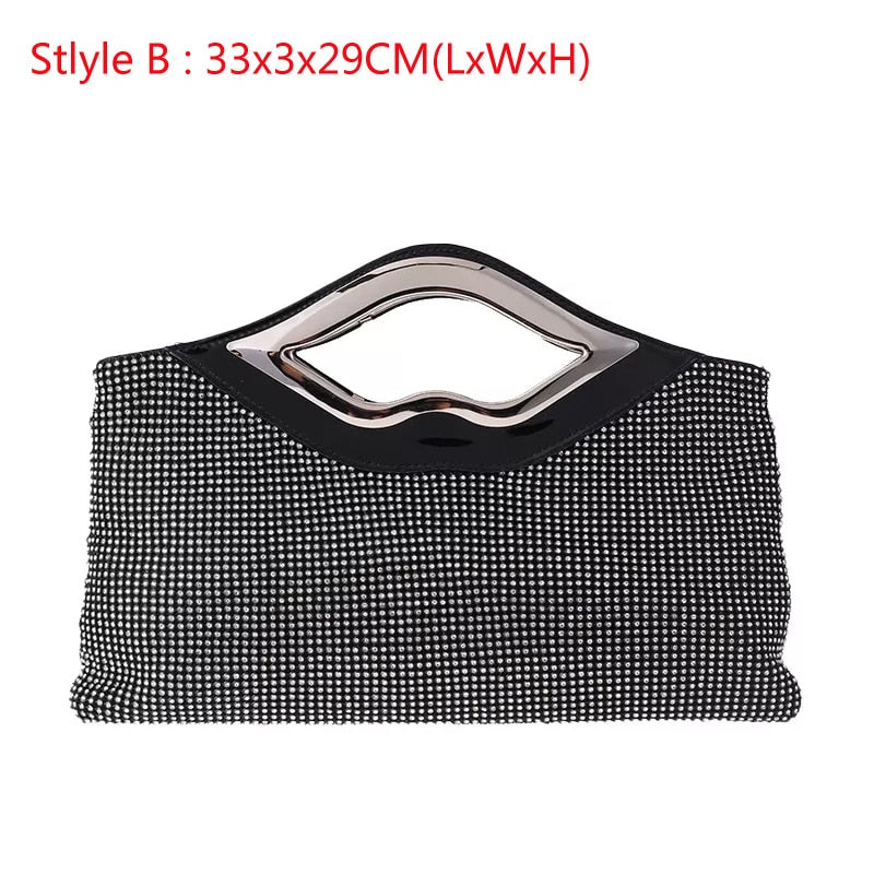 Sequined Evening Clutch Handbags for Women