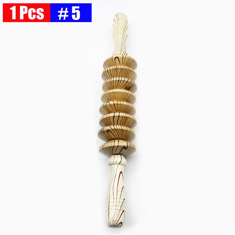 Multi-function Wooden Body Massage Roller Sticks