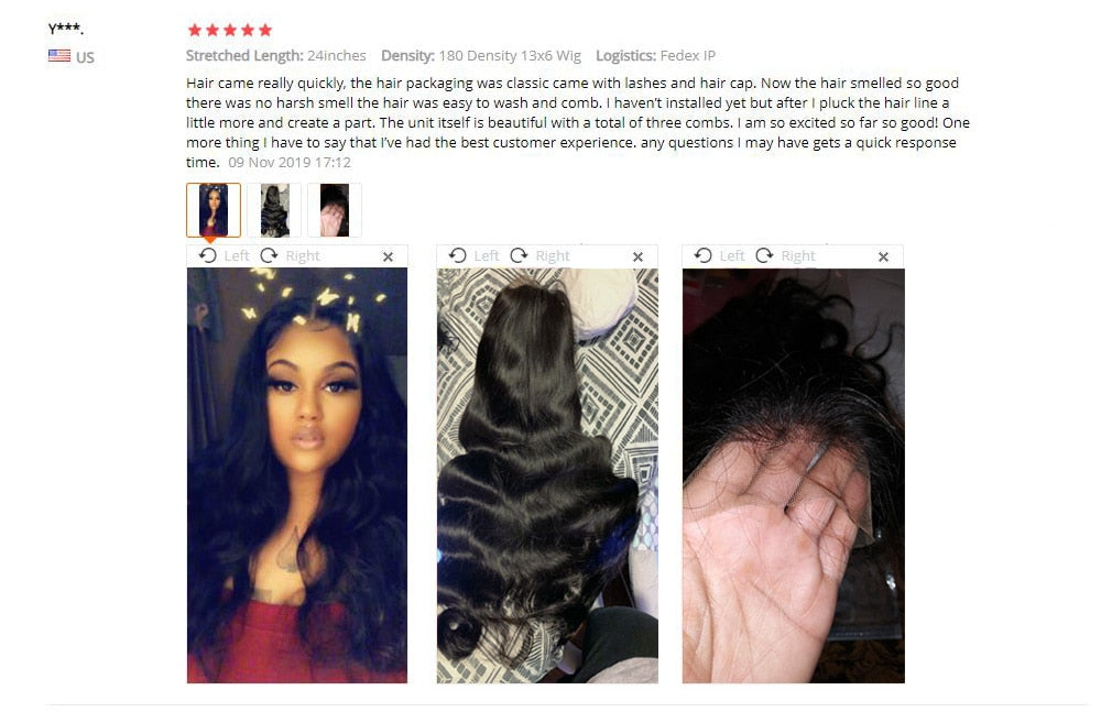 Brazilian Body Wave Pre-Plucked 13x4 Transparent Lace Wig Remy Hair and 4x4 Lace Closures for Women