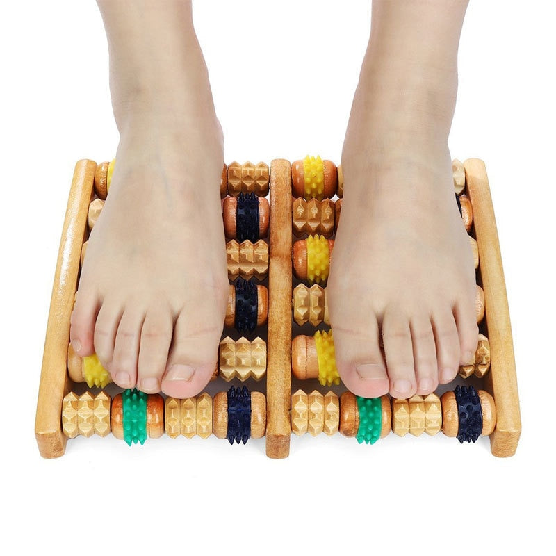 Multi-function Wooden Body Massage Roller Sticks