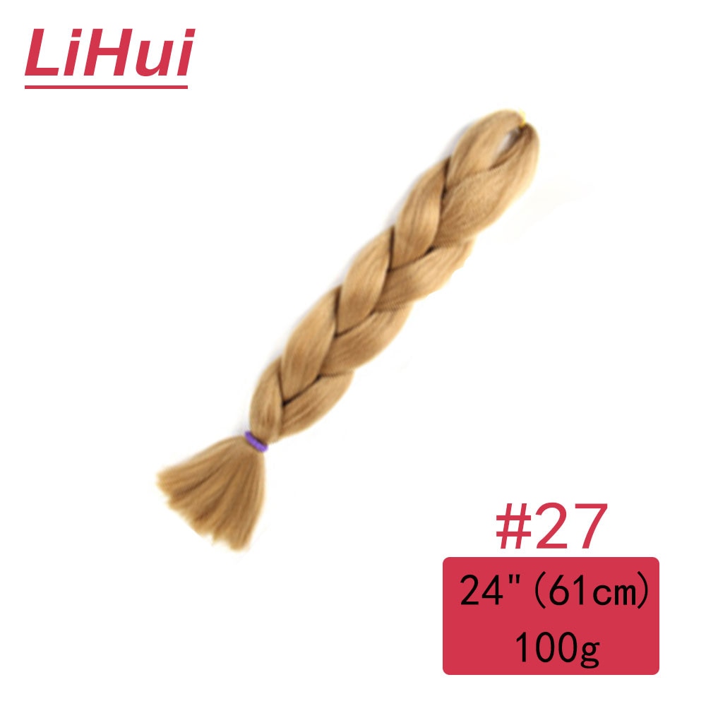 24 Inch Jumbo Synthetic Braiding Hair for Women