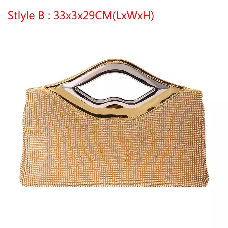 Sequined Evening Clutch Handbags for Women