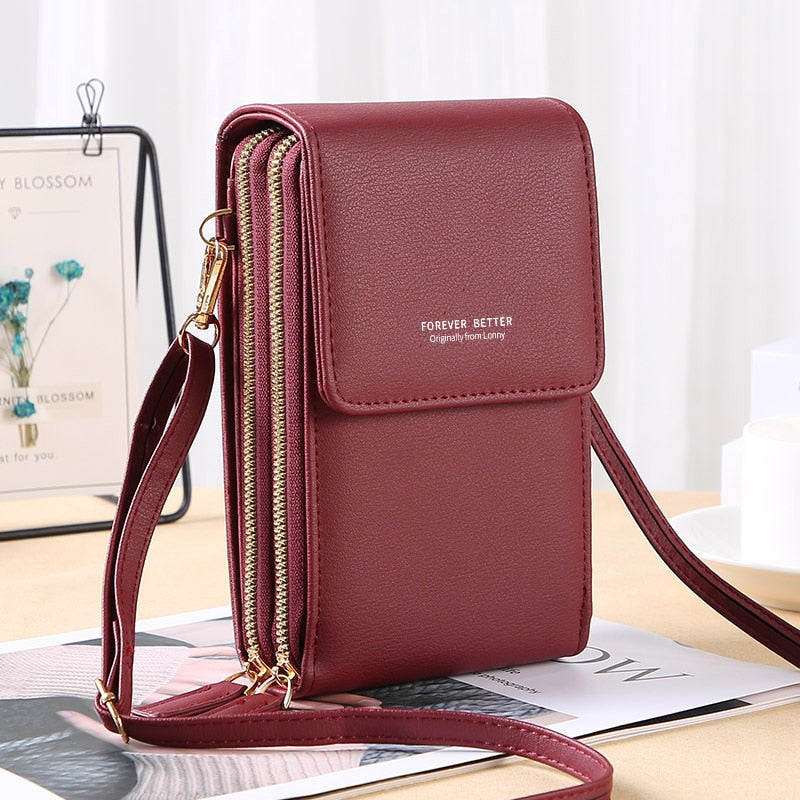 Soft Leather Crossbody Handbags for Women