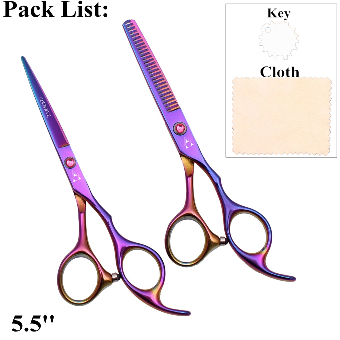 Professional Hair Cutting Shears & Thinning Barber Scissor Set