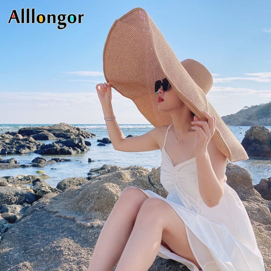 Large Wide Brim Straw Hats for Women