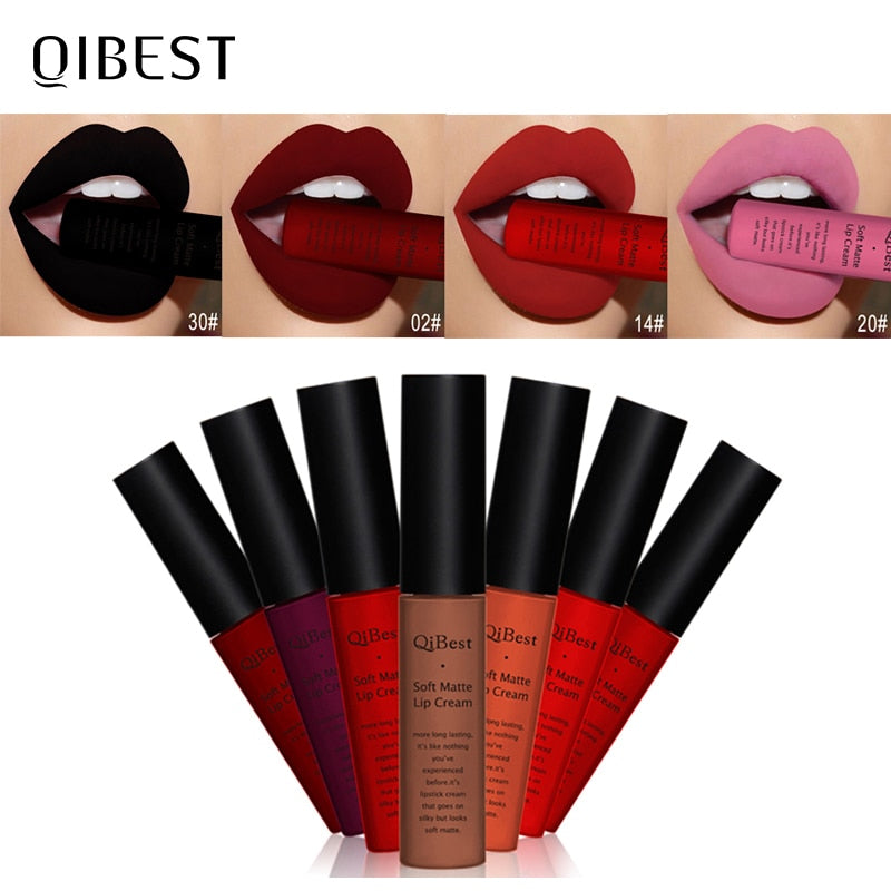 34 Colors Matte Liquid Waterproof Lipstick