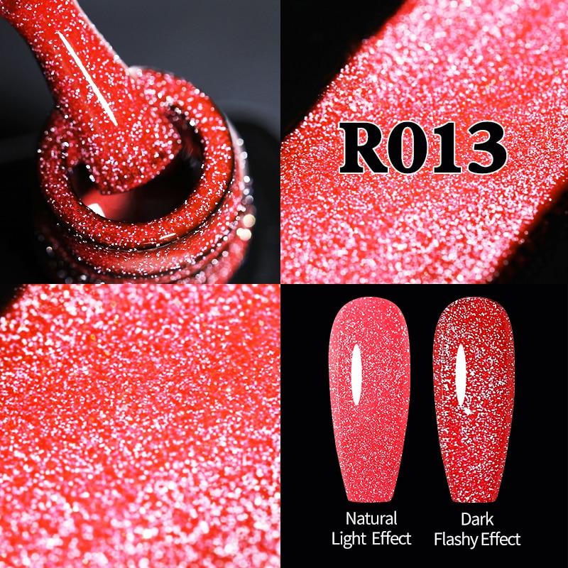 Sparkling / Reflective Glitter / Semi-Permanent Gel Nail Art Need Base