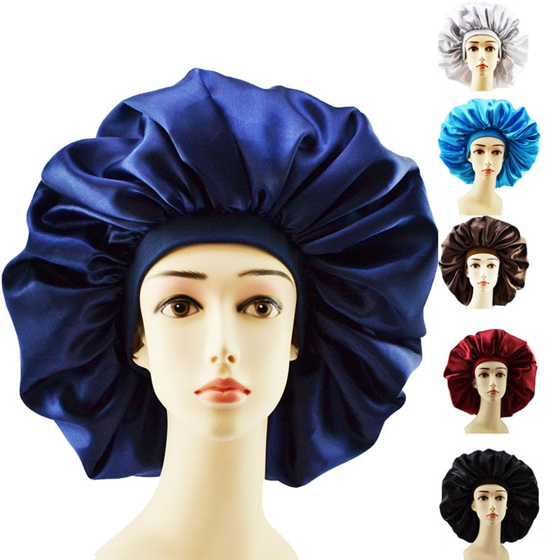 Big Silk Sleeping Hair Bonnet