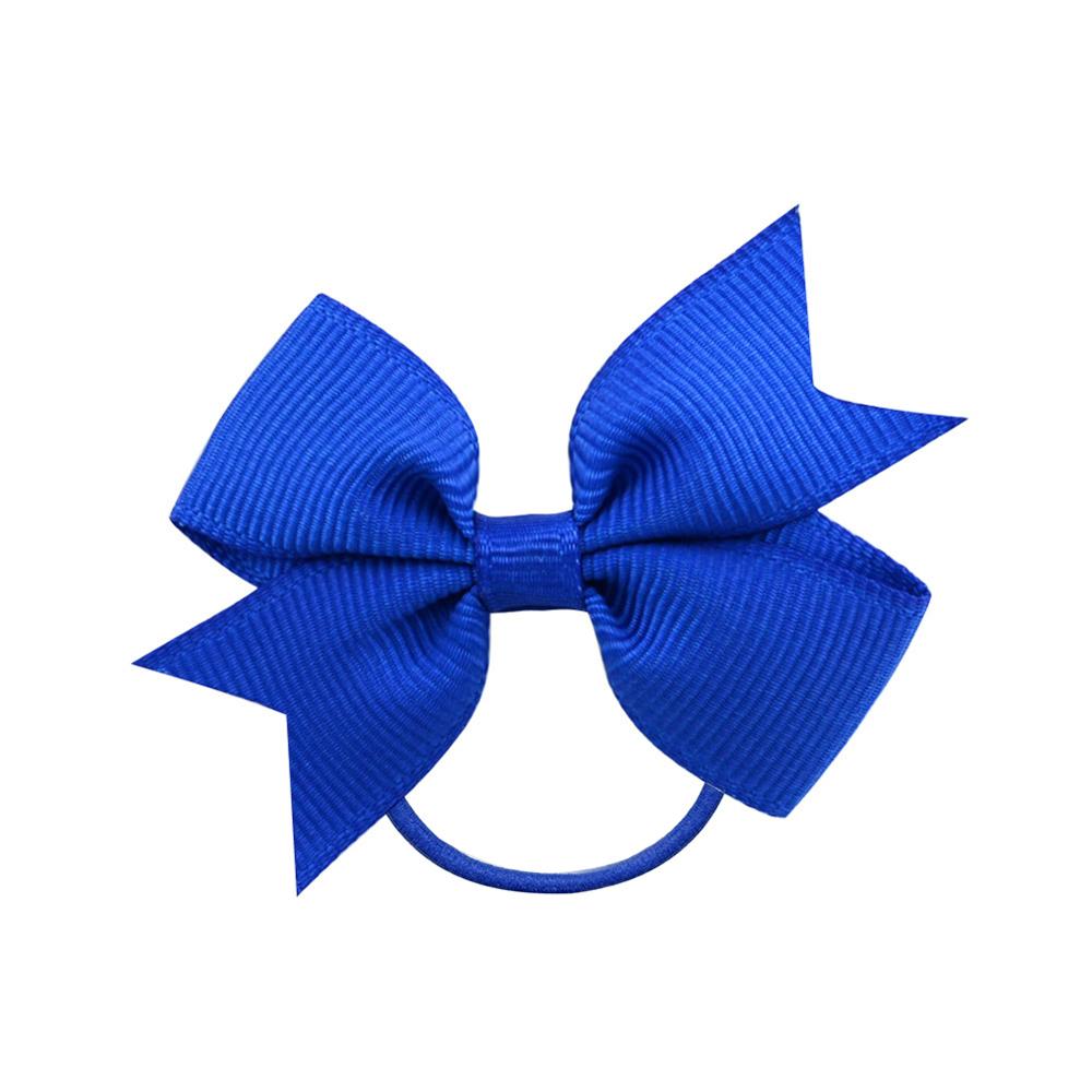 Small Elastic Rubberband Bow for Girls