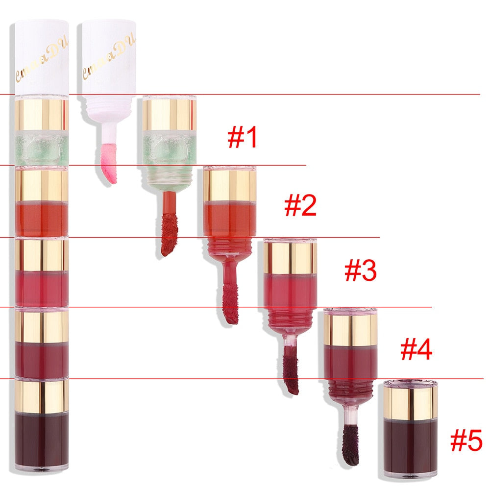 5-in-1 Matte Lipstick -Lip Tint -Long Lasting Lipstick Sets