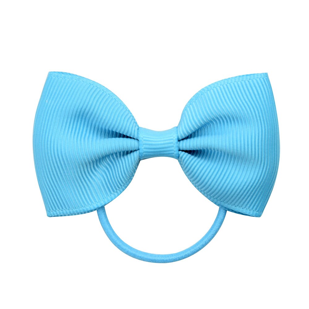 Small Elastic Rubberband Bow for Girls