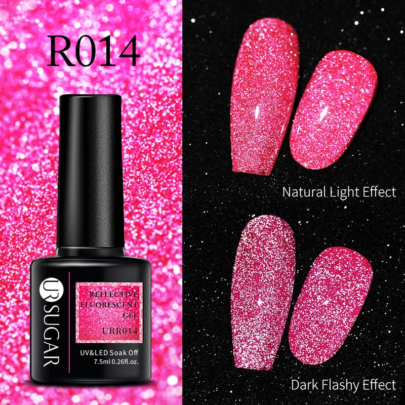 Thermal Ultra-thin Glitter / UV Gel / Temperature Color Change Gel Nail Art