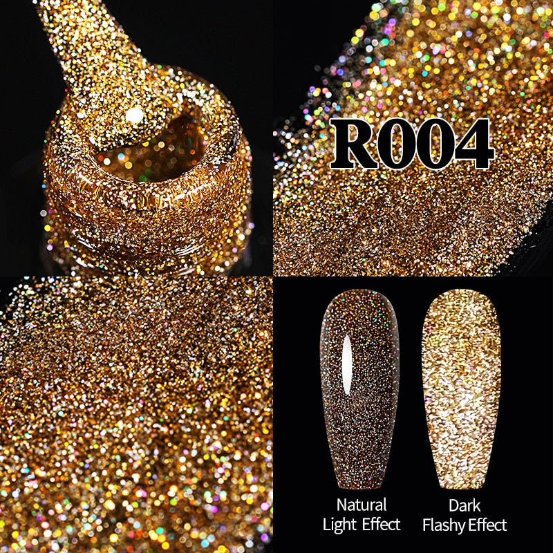 Sparkling / Reflective Glitter / Semi-Permanent Gel Nail Art Need Base