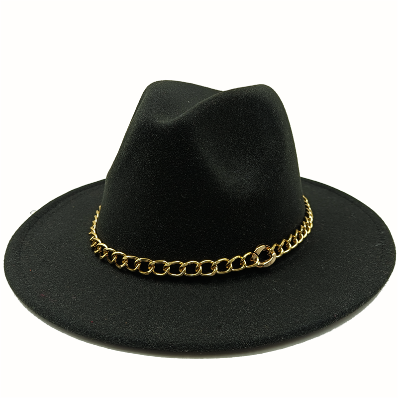 Unisex Fedora Hats w/Chains or Painted