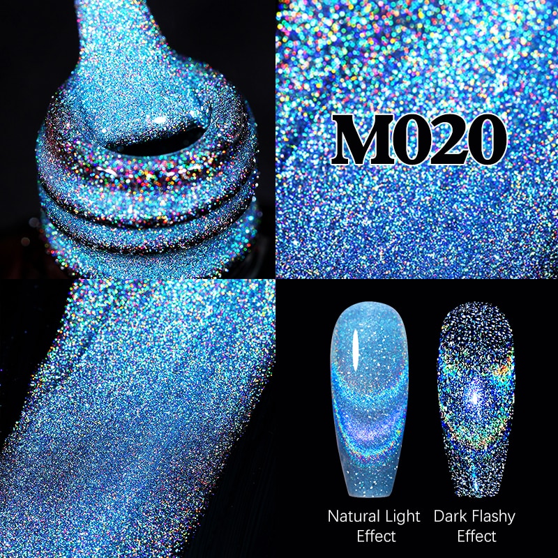 Sparkling / Reflective Glitter / Semi-Permanent Gel Nail Art Need Base