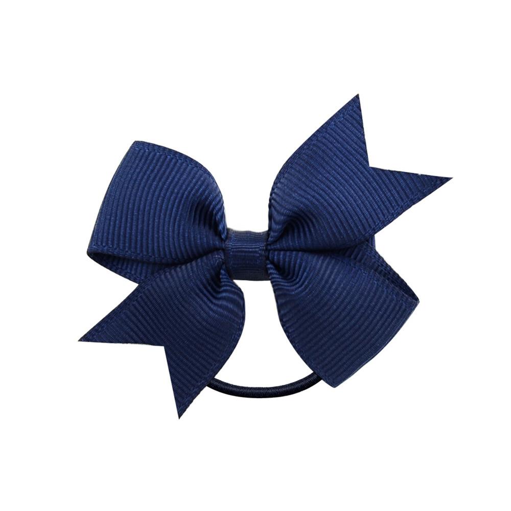 Small Elastic Rubberband Bow for Girls