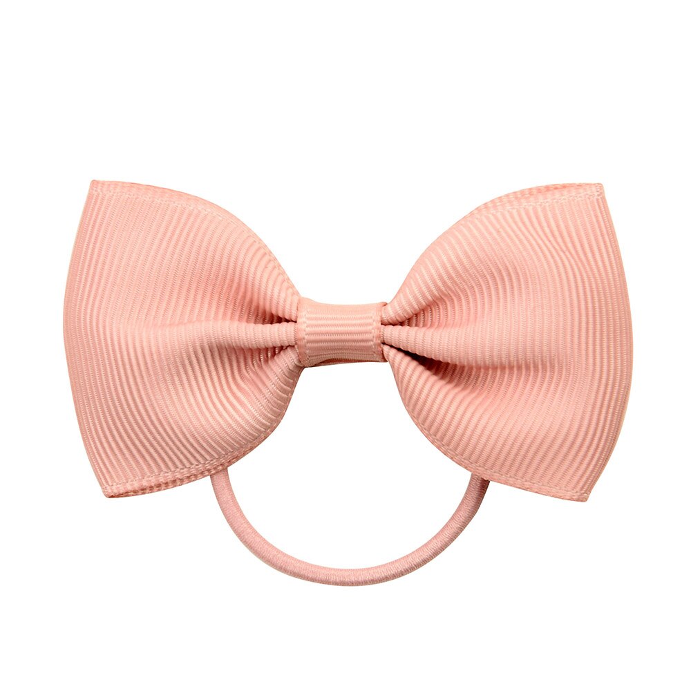 Small Elastic Rubberband Bow for Girls