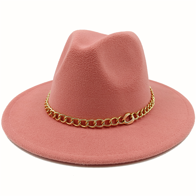 Unisex Fedora Hats w/Chains or Painted