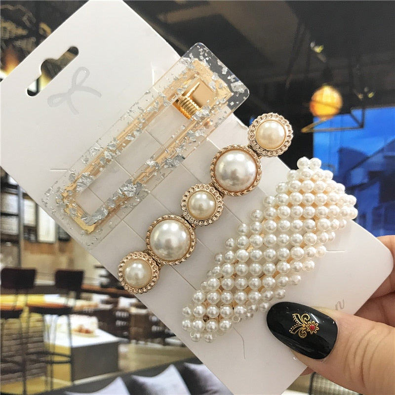 Fashionable Pearl Hair Clips-Pin for Women