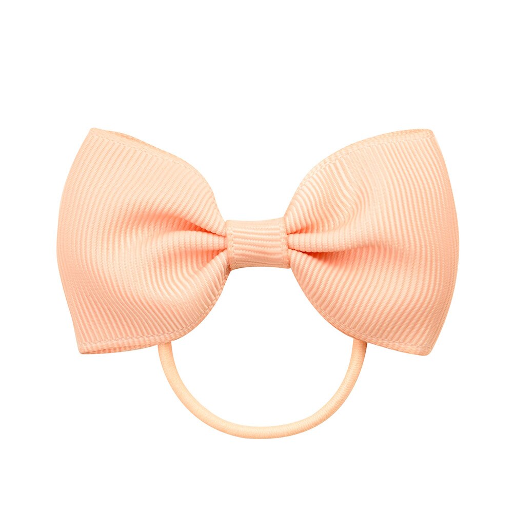 Small Elastic Rubberband Bow for Girls