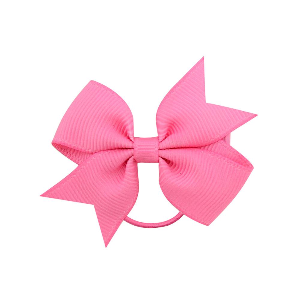 Small Elastic Rubberband Bow for Girls