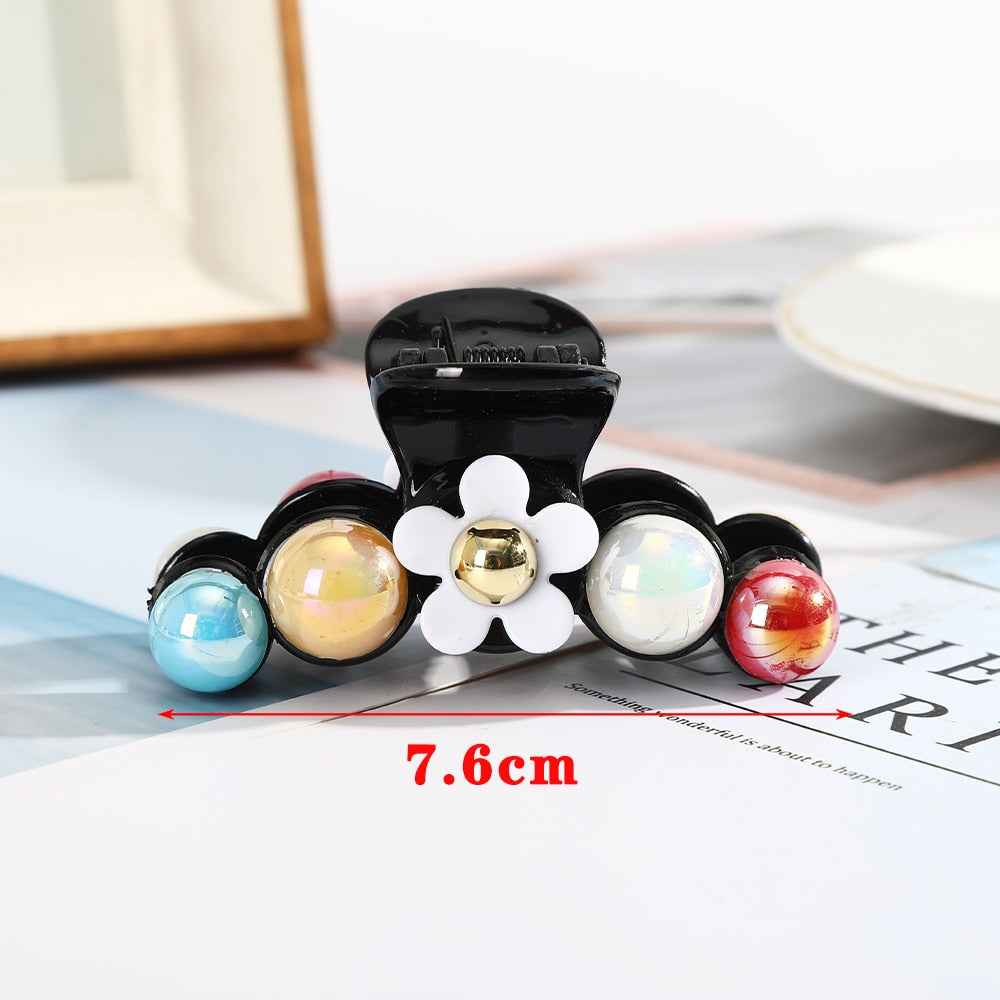 Big Acrylic Pearls / Hair Claw Clips for Women