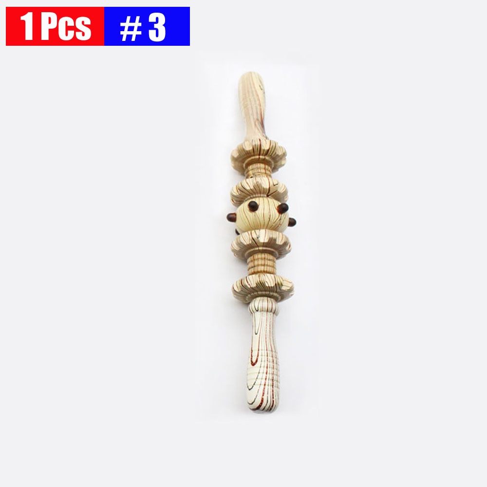 Multi-function Wooden Body Massage Roller Sticks