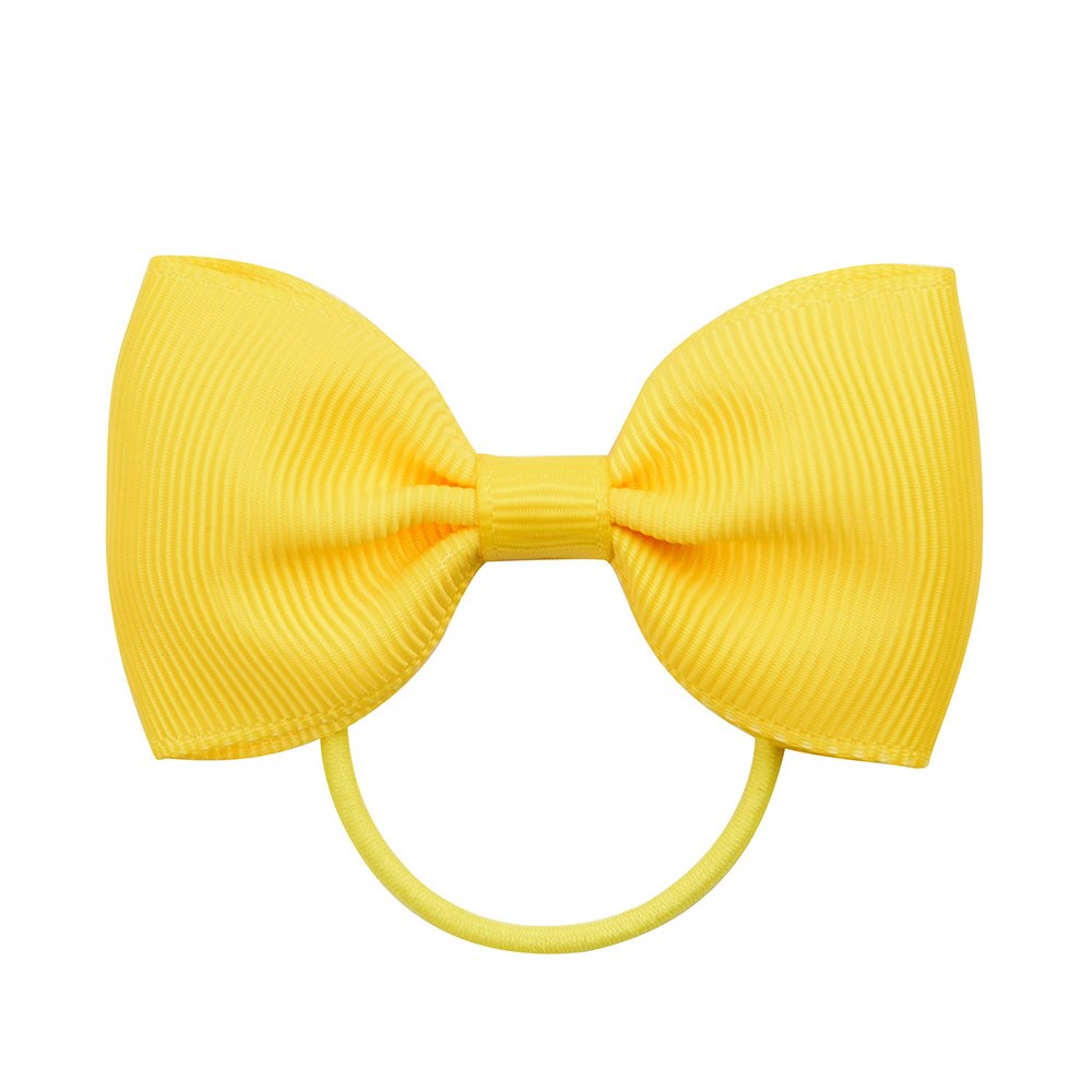 Small Elastic Rubberband Bow for Girls