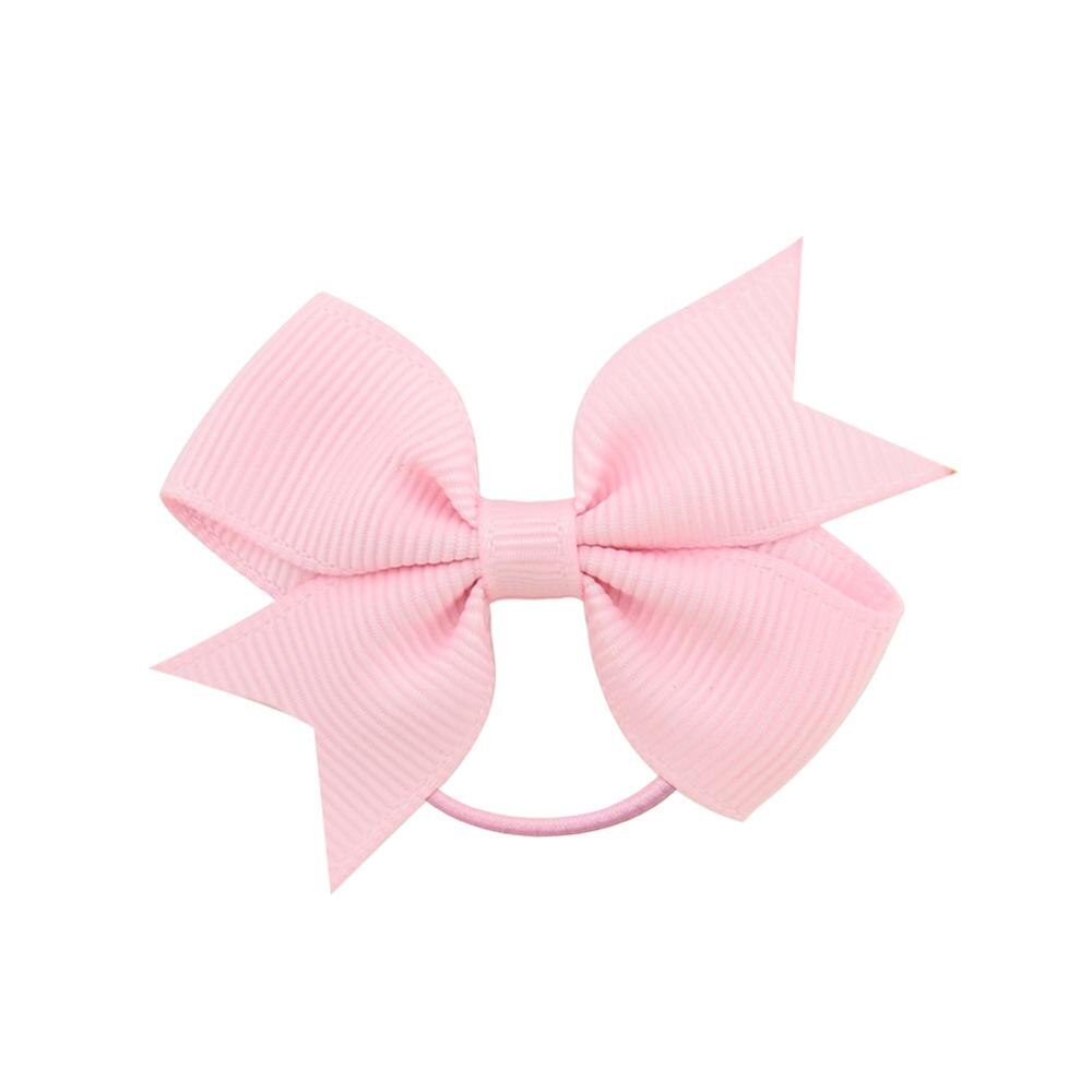 Small Elastic Rubberband Bow for Girls