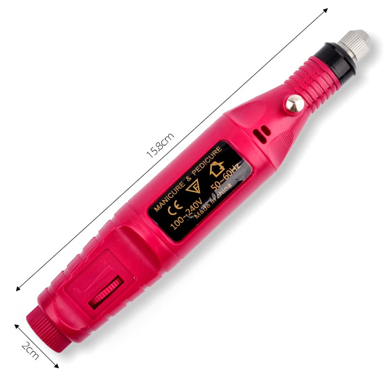 Professional Electric Manicure / Pedicure Drill Set with bits