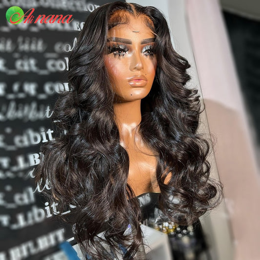 Natural Colored Body Wave Lace Front Wigs -Pre-Plucked