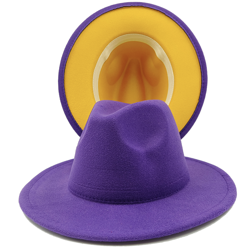 Unisex 2-color Fedora Hats