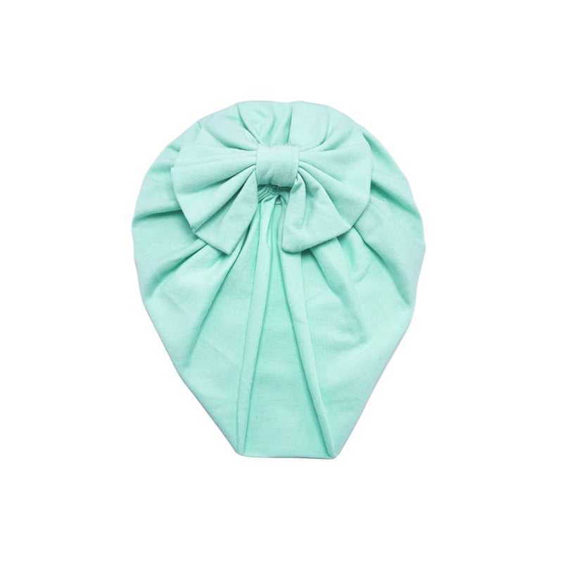 Solid Color Baby Headbands -Cotton Turbans -Hair Accessories