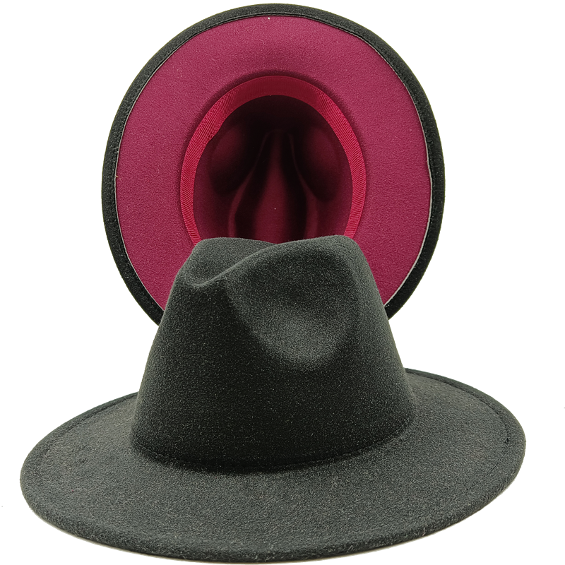 Unisex 2-color Fedora Hats