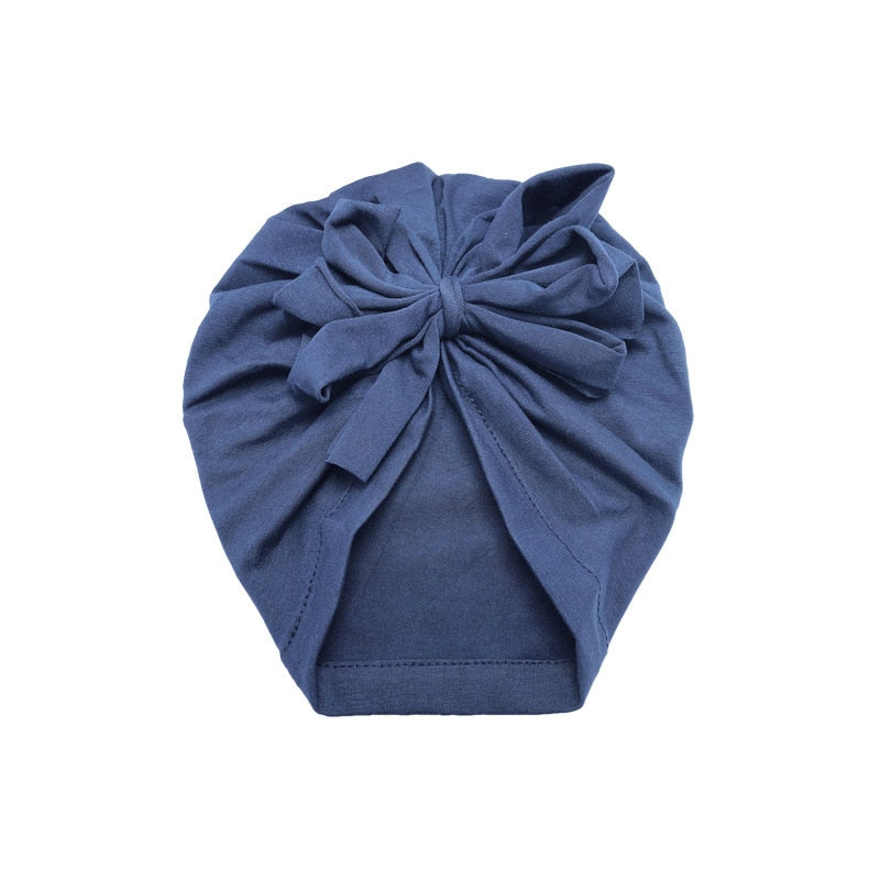 Solid Color Baby Headbands -Cotton Turbans -Hair Accessories