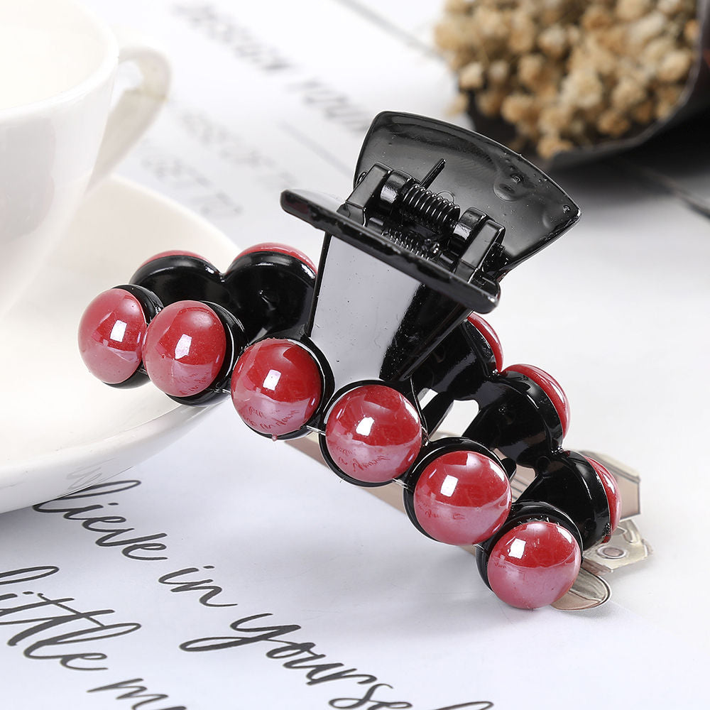 Big Acrylic Pearls / Hair Claw Clips for Women